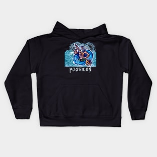 Poseidon Design Kids Hoodie